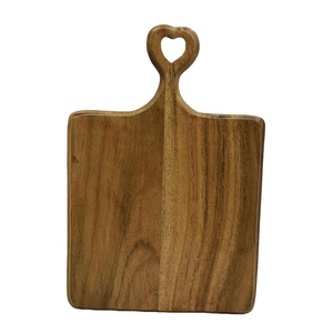 Planche à découper en bois attrayante avec poignée, écologique, plateau de service en bois fait main pour la vente en gros - Product Image 6