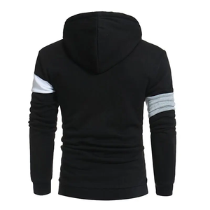 เสื้อฮู้ดดี้กีฬาผู้ชายแบบโอเวอร์ไซส์ ผ้าฟลีซคอตตอน 100% น้ำหนักเบา ระบายอากาศได้ดี แห้งเร็ว เหมาะสำหรับกิจกรรมกลางแจ้งในฤดูหนาว พร้อมโลโก้แบบกำหนดเอง - Product Image 3