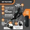 Multiutensile Kelvin 17 per Uso Quotidiano - Manico in Alluminio Nero con Pinze in Acciaio, Cacciavite, Chiave, Lama e Righello - Product Image 2