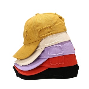 Casquette de baseball unisexe en denim imperméable et respirant, personnalisable, avec broderie unie, ajustée, pour le sport, accessoire classique de performance pour le jeu - Product Image 2
