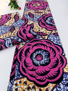 Impresión de cera africana de alta calidad y tela de algodón Ankara para ropa de moda de mujer de Senegal y proyectos de artesanía creativa - Product Image 5