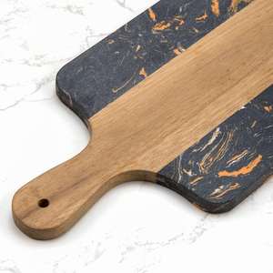 Tabla de cortar de plástico ligera y apta para alimentos |   Tabla de Cortar No Tóxica para Cocina Casera y Cocina al Aire Libre - Product Image 4