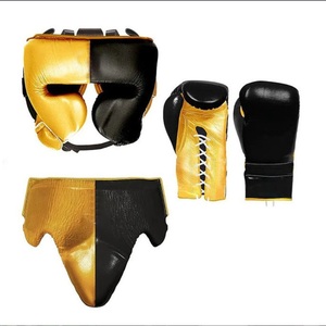 Conjunto de boxeo personalizado de cuero para entrenamiento, con equipo de protección para entrenamiento de boxeo. - Product Image 6