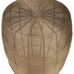 Mesa de Centro Escandinava Moderna Minimalista con Estructura Metálica y Tapa de Madera con Almacenamiento, Muebles Contemporáneos de Zahid Exports - Product Image 5