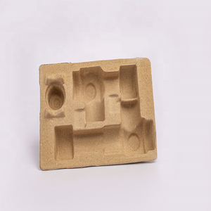 Custom Industrial Molded Pulp Tray Eco-Friendly Recyclable Biodegradable Packaging Made by Vina Green Pack - Product Image 1