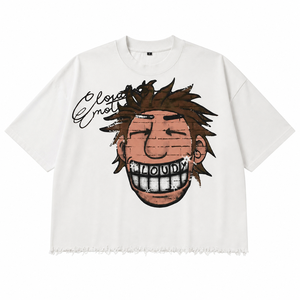 T-shirts en coton personnalisés 200g |   Fabricant OEM/ODM |   Sérigraphie frontale |   T-shirt unisexe à manches courtes surdimensionné |   Respirant - Product Image 2