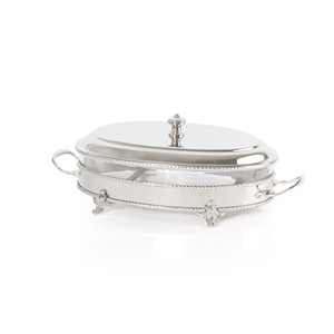 Superior Quality Durable Modern Stainless Steel Insulated Casserole Dish Polished Finish Gas Induction Ready for Buffet Events - Product Image 1