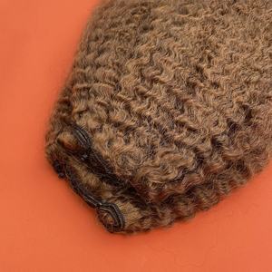 ผมเวียดนามแท้ 100% แบบดิบ ไม่ผ่านกระบวนการใดๆ  แบบลอนหยิก  ยี่ห้อ CDYHAIRVN Luxe Burmese Curly Kinky Curly  แบบไม่ใช่ผมรีมี่  ต่อจากผู้บริจาคคนเดียว  แบบดับเบิ้ลดรอน - Product Image 2