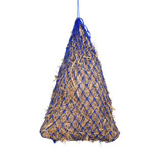 Red de Heno para Caballos, Duradera, de Cuerda de Poliéster Azul, Bolsa de Heno de Alimentación Lenta, Red Colgante con Nudos Resistentes, Uso en Establos de Alta Resistencia - Product Image 5