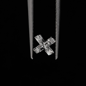 Meilleur design, diamant fantaisie de 1 carat certifié IGI, VVS, cultivé en laboratoire, percé au laser, coupe fantaisie, lettre X pour la fabrication de pendentifs, meilleur prix - Product Image 5