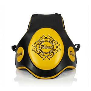Protège-corps en cuir PU pour entraîneur de Muay Thai – Bouclier corporel pour entraînement de boxe et de kickboxing – Logo personnalisé OEM disponible - Product Image 1