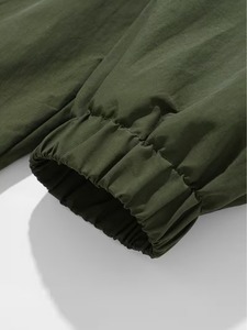 Vestes coupe-vent à demi-zip avec logo personnalisé pour hommes - Sports de plein air, respirantes, écologiques, coupe régulière, en polyester - Product Image 5