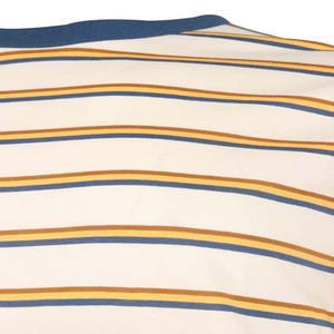 T-shirts rayés personnalisés en gros avec logo, t-shirts vierges pour hommes, t-shirts unisexes 100% coton pour impression personnalisée - Product Image 6