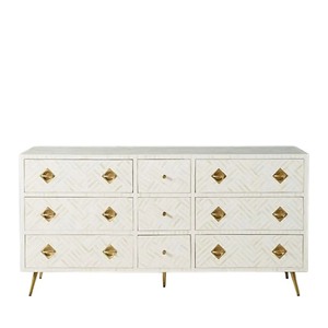 ILAHI's Bone Inlay <b>Drawer</b> Modern Design Agate Detailing <b>Storage</b> Portable Home Furniture - Product Image 1