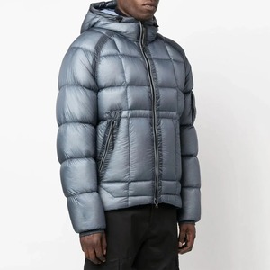 OEM Custom 100% Polyester Winter <b>Men's</b> <b>Puffer</b> <b>Jacket</b> with Polyester Fiber Filling Windproof & Waterproof <b>White</b> Wholesale - Product Image 5