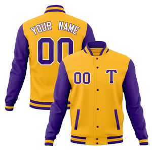 Custom Varsity <b>Jacket</b> Personalized Letterman <b>Jacket</b> Orange White Baseball <b>Jacket</b> Custom Name Number Embroidery OEM Wholesale - Product Image 4