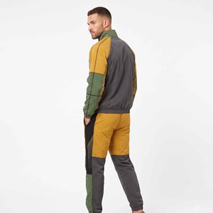 Custom Nylon Windbreaker Lightweight Hiking Streetwear Curved Straight Tracksuit Two Piece Jogger Pants and Jacket <b>Set</b> - Product Image 6