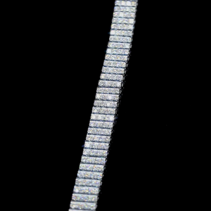 IGI Certified VVS Diamond Hip Hop Style Tennis Chain Link Bracelet 925 Sterling Silver Custom Fine Jewelry for <b>Men</b> Party - Product Image 5