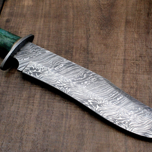 Couteau de chasse à lame fixe de qualité supérieure, équipement de survie pour le camping en plein air, outil de chasse robuste et durable en acier inoxydable, personnalisable OEM ODM - Product Image 2