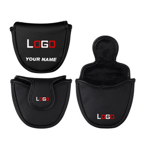 SOSH4 <b>Golf</b> Club Mallet Putter Head Cover-PU Leather - Product Image 1