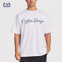 T-shirts décontractés unisexes surdimensionnés en coton 100% imprimé sur mesure, 230 GSM, design vierge, tissu tricoté écologique à séchage rapide