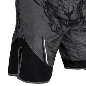 Shorts de compression MMA personnalisés en Spandex/Polyester avec impression par sublimation, design de logo, légers, respirants, coupe classique - Product Image 5