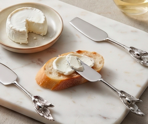 Juego de cuchillos para queso de acero inoxidable con diseño de mango en forma de flecha, cubiertos metálicos duraderos para uso en la cocina y en restaurantes. - Product Image 6