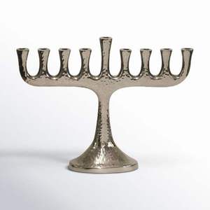 Menorah Negra Recubierta, la Más Vendida, para Villas, Sinagogas, Templos, Iluminación de Mesa, Uso Decorativo, Portavelas de Hanukkah - Product Image 5