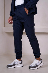 Veste et pantalon cargo coupe-vent pour homme avec logo personnalisé du fabricant, 2 pièces, vêtements d'extérieur légers et imperméables, veste softshell sportive - Product Image 6