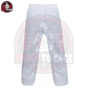 Uniforme de Taekwondo Blanco con Cuello en V, Antiencogimiento, para Artes Marciales, Estilo Maestro de Cinturón Negro, en Oferta - Product Image 6