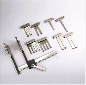 Ensemble d'instruments rétracteurs manuels orthopédiques allemands en acier inoxydable Ralph, 10 lames, durables, réutilisables, pour chirurgie de la colonne vertébrale, ORL, CE - Product Image 3