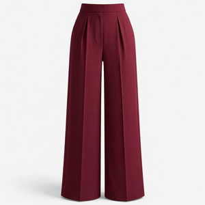 Wholesale Premium Wide Leg <b>Trousers</b> for <b>Women</b> - Custom Designs Bulk Order OEM Manufacturer - Product Image 1