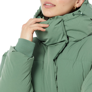 Solid Color Soft Fabric Women <b>Puffer</b> <b>Jackets</b> Wholesale <b>Cheap</b> Price Zipper Closure Full Sleeve <b>Puffer</b> <b>Jackets</b> For Ladies - Product Image 6