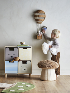 Elegant Rattan Hot Air <b>Balloon</b> Wall Decor Nursery Wicker Rattan Wall Decor Stickers Hot Air <b>Balloon</b> Kids Room Decoration - Product Image 6