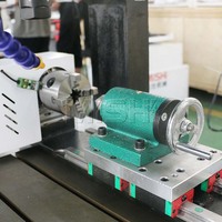 Mini Máquina de Grabado CNC de Alta Resistencia de 3/4 Ejes 4040/4060 |   Fresadora CNC 3D de Múltiples Cabezales Pequeña para Madera/Metal/Aluminio