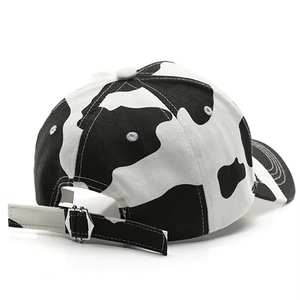 Custom Print <b>Baseball</b> <b>Cap</b> <b>Black</b> White Pattern Adjustable Strap Hat Custom Graphic Casual Fashion <b>Cap</b> Unisex Wholesale - Product Image 4