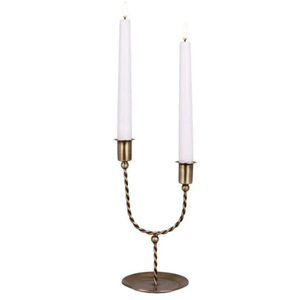 เชิงเทียนเหล็กสีดำทันสมัย ตกแต่งด้วยลวดลายเกลียว สำหรับตกแต่งบ้าน วางบนโต๊ะ - Product Image 2