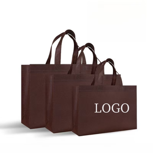 Bolsa de Compras Marrón de Tela No Tejida con Logotipo Personalizado, Bolsa Reutilizable para Supermercado, Promoción Minorista y Eventos, Fabricante de Bolsas de Regalo - Product Image 1