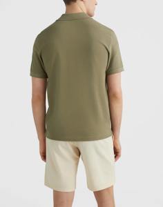 Camisas de Golf de Punto 100% Algodón para Hombre - Color Verde Oliva Sólido, Manga Corta, Verano, con Logotipo Personalizado Bordado, Antiarrugas - Product Image 2