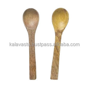 Couverts décoratifs en bois naturel, avec cuillère, pour le service du riz - Product Image 6