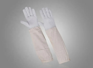Equipo de Apicultura Vantrex, Guantes de Seguridad de Piel de Oveja y Lona, Guantes de Apicultura - Product Image 6