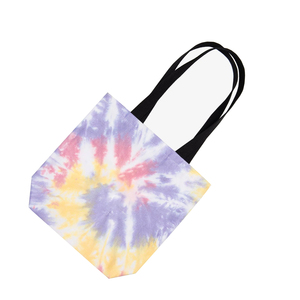 High Quality Tie Dye Canvas Cotton Beach Tote <b>Bag</b> Boutique Summer & Autumn Shopping <b>Bag</b> With Handle Closure - Product Image 2
