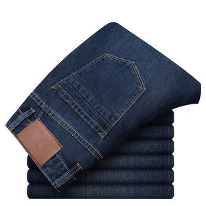 Jeans de Mezclilla para Hombre, Estilo Recto, Cintura Alta, Desgastados, 100% Algodón, Diseño Multibolsillos, Moda Casual - Product Image 5