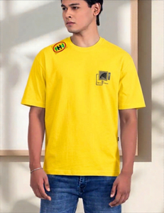 เสื้อยืดผู้ชายผ้าฝ้ายพิมพ์ลายพร้อมส่ง คุณภาพสูง ดีไซน์หลากหลาย ใส่ได้ทุกฤดู สินค้าส่วนเกินจากบังกลาเทศ แบรนด์ดัง ขายส่ง - Product Image 1