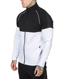 Ensemble de survêtements d'automne pour hommes, 2 pièces, pulls à manches longues de couleur unie, survêtements décontractés et respirants en coton, vente en gros - Product Image 1