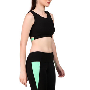 Conjunto de Yoga de 2 Piezas de Alta Calidad, Transpirable, de Secado Rápido, con Estampado Digital, Spandex/Nylon, Doble Capa, Cintura Alta Elástica, Top y Pantalones Cortos - Product Image 3