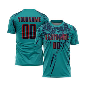 ชุดกีฬาทีมมืออาชีพ เสื้อฟุตบอลชายแบบซับลิเมชั่นเต็มตัว พร้อมโลโก้สโมสร พิมพ์ลายเสื้อ ถุงเท้าสไตล์ปี 2026 - Product Image 6