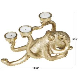 Support de bougie rond en métal doré fait main, qualité export pour les activités religieuses, destiné aux acheteurs en gros aux États-Unis, au Royaume-Uni et aux Émirats arabes unis - Product Image 3