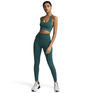 Conjunto de Yoga Elegante para Mujer, Sujetador Deportivo Push-Up, Leggings de Cintura Alta, Ropa Deportiva Elástica, Traje de Entrenamiento Cómodo, ZenMotion - Product Image 1