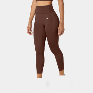 Pantalons de yoga fitness taille haute pour femmes avec logo personnalisé, leggings d'entraînement personnalisés avec taille élastique pour femmes - Product Image 1